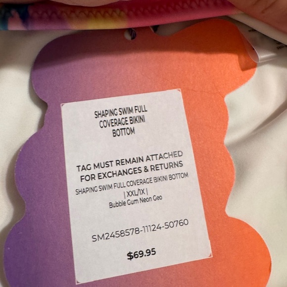 Fabletics Shaping Swim Cheeky Bikini Bottom Sz xxl/1x - Picture 5 of 5